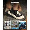 imageIDEGG 8 Pairs Ankle Performance Athletic Running Socks Low Cut Sports Tab Socks for Women and MenBlack