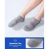 imageIDEGG 8 Pairs Ankle Performance Athletic Running Socks Low Cut Sports Tab Socks for Women and MenGrey