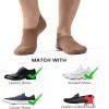 imageIDEGG No Show Socks Men Low Cut Ankle Short Socks for Men Casual Athletic Socks with NonSlip GripColor B8 Pairs 8colors Colored a
