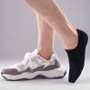 imageIDEGG No Show Socks Men Low Cut Ankle Short Socks for Men Casual Athletic Socks with NonSlip GripColor B8 Pairs Pure Black