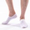 imageIDEGG No Show Socks Men Low Cut Ankle Short Socks for Men Casual Athletic Socks with NonSlip GripColor B8 Pairs Pure White