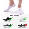 imageIDEGG No Show Socks Men Low Cut Ankle Short Socks for Men Casual Athletic Socks with NonSlip GripColor B8 Pairs Pure White