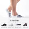 imageIDEGG No Show Socks Men Low Cut Ankle Short Socks for Men Casual Athletic Socks with NonSlip GripColor H8 Pairs8 Mesh White