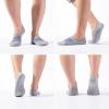 imageIDEGG No Show Socks Men Low Cut Ankle Short Socks for Men Casual Athletic Socks with NonSlip GripColor M8 Pairs8 Mesh Grey