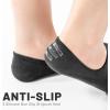 imageIDEGG No Show Socks Women 10 Pairs Low Cut AntiSlid Novelty Athletic Casual Invisible Liner SocksColor C  10 Pairs  5 Pairs Gray5 Pairs Black