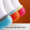 imageIDEGG No Show Socks Women 10 Pairs Low Cut AntiSlid Novelty Athletic Casual Invisible Liner SocksColor E  10 Pairs  10 Colors