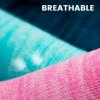 imageIDEGG No Show Socks Women 10 Pairs Low Cut AntiSlid Novelty Athletic Casual Invisible Liner SocksColor Q  10 Pairs  10 Colors
