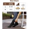 imageIDEGG Womens Crew Socks Soft Cotton Athletic Running Casual Dress Socks Above Ankle Crew SocksB6 Pairsblack white offwhite beige brown light Brown