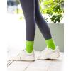 imageIDEGG Womens Crew Socks Soft Cotton Athletic Running Casual Dress Socks Above Ankle Crew SocksC6 Pairsgreen dark Red blue purple offwhite light Brown