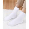imageIDEGG Womens Crew Socks Soft Cotton Athletic Running Casual Dress Socks Above Ankle Crew SocksD4 Pairs 2 Black 2 White 
