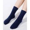 imageIDEGG Womens Crew Socks Soft Cotton Athletic Running Casual Dress Socks Above Ankle Crew SocksF6 Pairs Black white grey dark Grey army Green navy Blue 