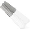 imageIDEGG No Show Socks Women 10 Pairs Low Cut AntiSlid Novelty Athletic Casual Invisible Liner SocksColor D  10 Pairs  5 Pairs White5 Pairs Gray