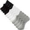 A_6 Pairs(2 Black  2 Gray  2 White)