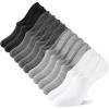 imageIDEGG No Show Socks Women ampamp Men Low Cut Ankle Short Athletic Running Casual Invisible Liner SocksS6 Pairs4 Colors