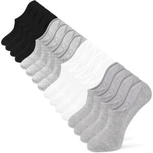 imageIDEGG No Show Socks Men Low Cut Ankle Short Socks for Men Casual Athletic Socks with NonSlip GripColor A8 Pairs4 Clors