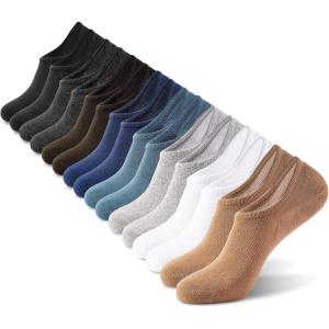 imageIDEGG No Show Socks Men Low Cut Ankle Short Socks for Men Casual Athletic Socks with NonSlip GripColor B8 Pairs 8colors Colored a