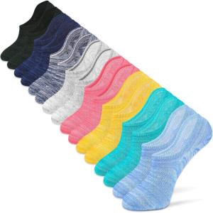 imageIDEGG No Show Socks Men Low Cut Ankle Short Socks for Men Casual Athletic Socks with NonSlip GripColor E8 Pairs 8colors Colored B