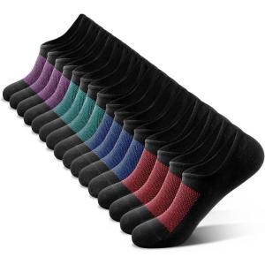 imageIDEGG No Show Socks Men Low Cut Ankle Short Socks for Men Casual Athletic Socks with NonSlip GripColor I8 Pairs4 Clors
