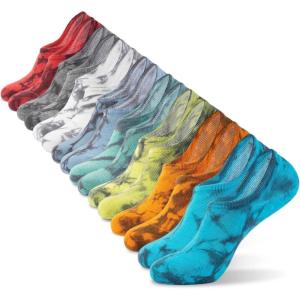imageIDEGG No Show Socks Men Low Cut Ankle Short Socks for Men Casual Athletic Socks with NonSlip GripColor K8 Pairs8 Clors