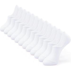 imageIDEGG No Show Socks Women ampamp Men Low Cut Ankle Short Athletic Running Casual Invisible Liner SocksC6 Pairs6 White