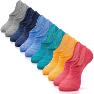 imageIDEGG No Show Socks Women ampamp Men Low Cut Ankle Short Athletic Running Casual Invisible Liner SocksE6 Pairs6 Colors
