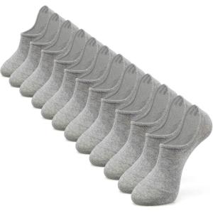 imageIDEGG No Show Socks Women ampamp Men Low Cut Ankle Short Athletic Running Casual Invisible Liner SocksEb6 Pairs6 Gray