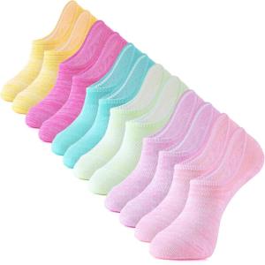 imageIDEGG No Show Socks Women ampamp Men Low Cut Ankle Short Athletic Running Casual Invisible Liner SocksF6 Pairs6 Colors