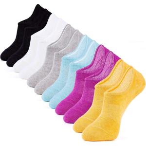 imageIDEGG No Show Socks Women ampamp Men Low Cut Ankle Short Athletic Running Casual Invisible Liner SocksM6 Pairs6 Colors