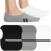 imageIDEGG No Show Socks Womens and Men Low Cut Ankle Short Antislid Athletic Running Novelty Casual Invisible Liner Socks12 Pairsstripe Style
