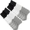 4 Black+4 Gray+4 White